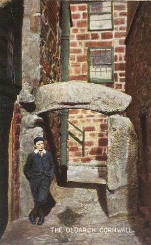 Vintage postcard cornwall - cornwall, st