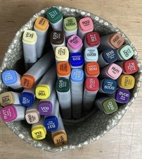 36 Copic Markers Only Swatched Colours In Description