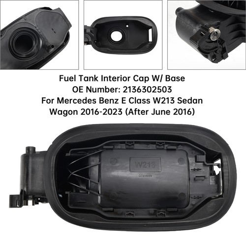 Fuel tank interior cap base - tank, w/