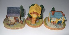 Tetley Tea Folk Houses x 3