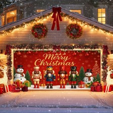 Christmas Garage Door Cover