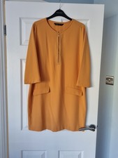 Ladies Dress Zara tunic dress Size Large Yellow