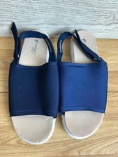 Tu From Sainsburys Sole Comfort Blue Sling back Sandals Uk SIze 7