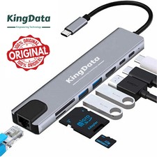 USB C HUB 8 in 1 Adapter 4K