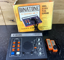 Vintage Binatone TV Master MK IV  01-4974 TV Game Untested