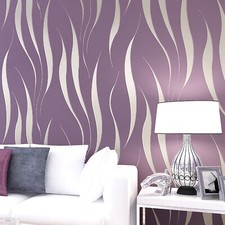 9.5M Modern Gloss Wave Stripes
