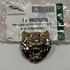 Jaguar XJ Classic X308 Front Radiator Grille Gold 2 Pin Badge Genuine HND5520BA