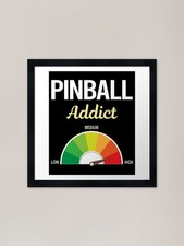 Addict Pinball Framed Art