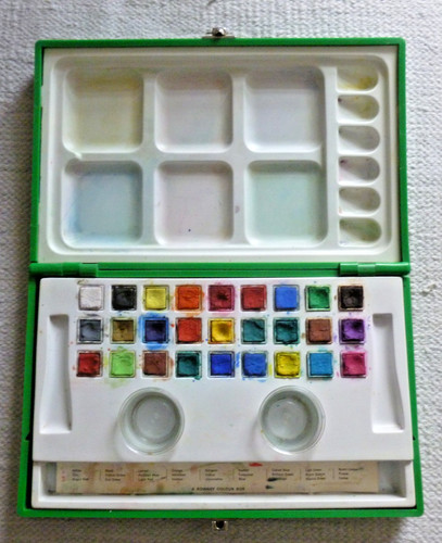 Vintage rowney watercolour - vintage,