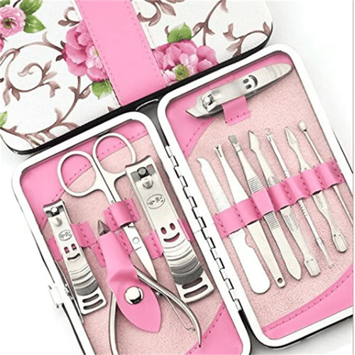 12pcs manicure pedicure kit - 12pcs,