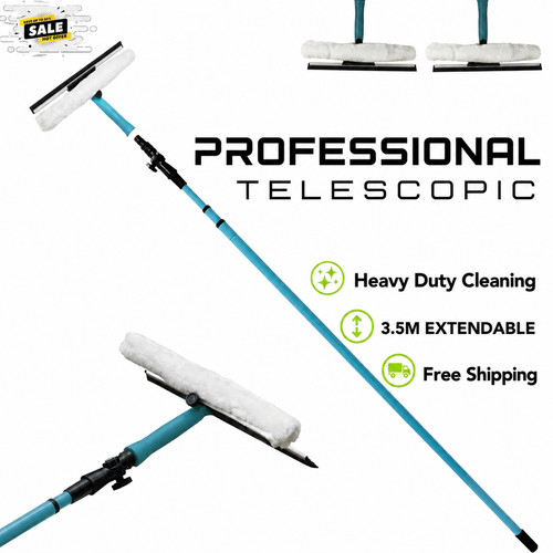 Telescopic window cleaner - window,