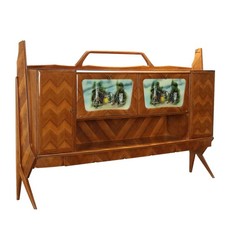 Vintage Cupboard Walnut Veneer
