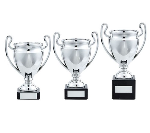 Silver trophy cup free - silver,