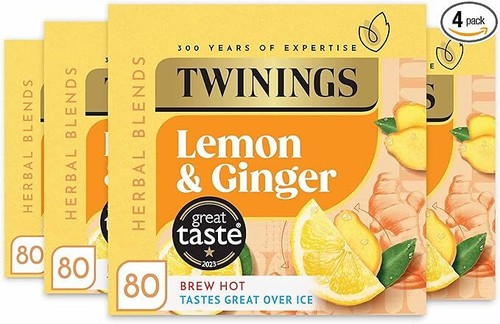 Twinings lemon ginger 320 - lemon,