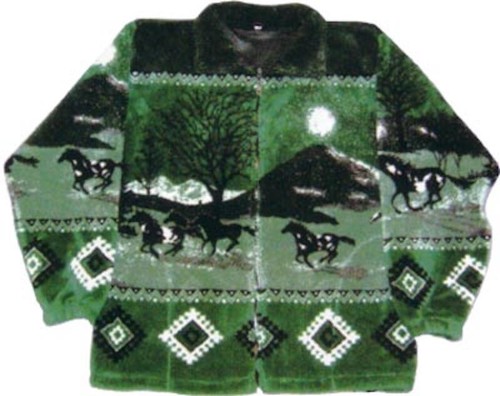 Fleece jacket galloway - galloway, horses