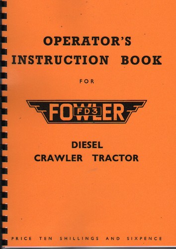 Fowler fd3 diesel crawler - diesel,