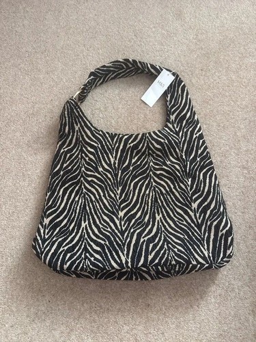 Zebra print large bag - zebra,
