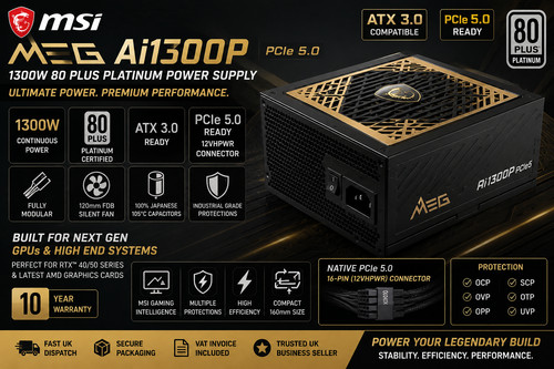 Msi meg ai1300p pcie 5 - msi,