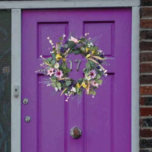 Lavender flower wreath - lavender,