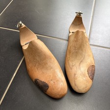 Pair vintage wooden hinged - vintage,