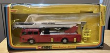 Corgi 1126 Simon Snorkel Dennis Fire Engine, Boxed 1977