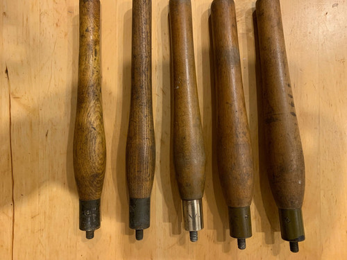 Vintage wooden tool handles - 5,