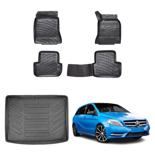 Rubber floor mats boot - rubber, &
