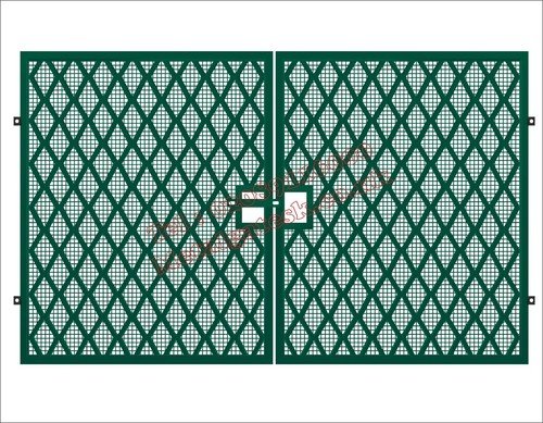 Mesh gates palisade - /,