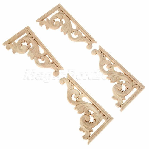 7cm wood carved corner - carved,