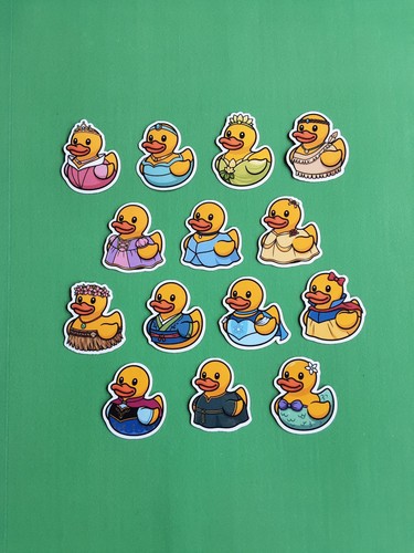 Disney princess inspired ducks - disney,