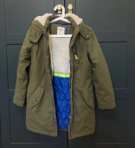 Mini boden boys green hooded - mini,
