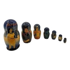 Disney Pocahontas Hand Painted Wooden Russian Nesting Dolls