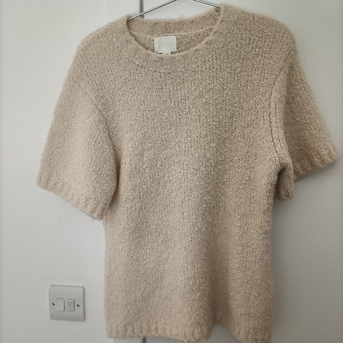 Beige boucle knit - knit, short