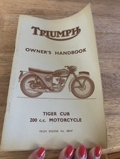 Triumph Owner's Handbook Tiger