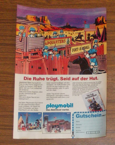 Rare advertising playmobil - rare,