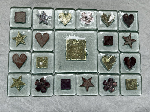 Decorative glass tiles clear - decorative,