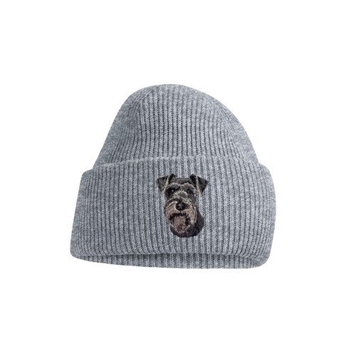 Miniature schnauzer dog beanie - miniature,