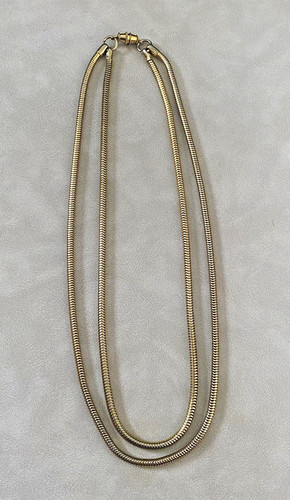 Vintage gold tone double - gold,