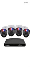 Swann Home DVR Security Camera System with 1TB HDD, 4 Camera 8 Channel, 1080P Fu