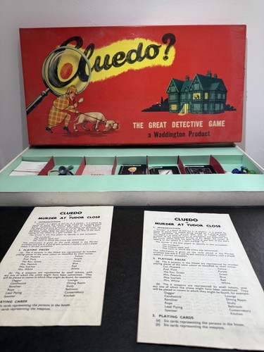 Waddingtons cluedo 1949 - cluedo,
