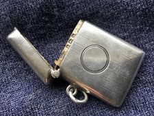 Attractive antique Silver Vesta Case 21.51g (Joseph Gloster, Birmingham 1913)