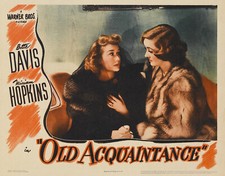 Old Acquaintance (1943) Bette Davis Miriam Hopkin DVD Public domain - Disc only