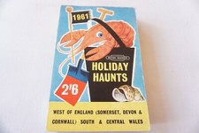 1961 British Railways Holiday Haunts Guide Travel Book West of England & Wales