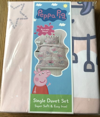 Peppa pig single duvet set - pig,