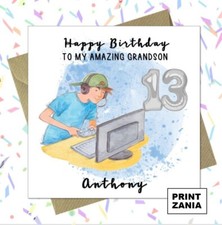 Personalised birthday card - birthday,