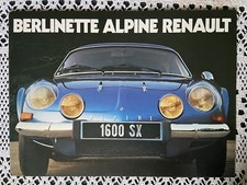 Renault Alpine 1600 SX ORIGINAL Brochure Parts  Manual 310