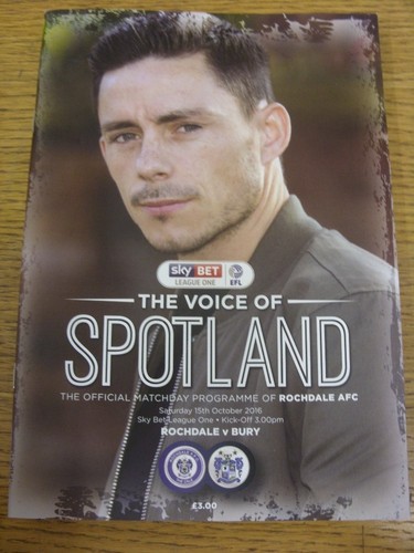 2016 rochdale v bury - 15/10/2016,