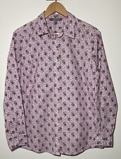 Laura Ashely Women’s Long Sleeve Blouse Shirt Button Up Shirt Pink Floral Uk 16