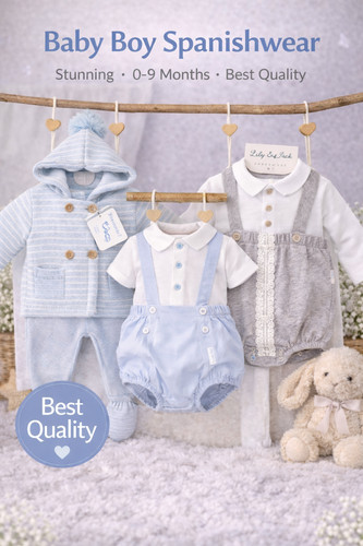 Spanish baby boy - spanish, knitted