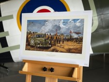 SITTING PRETTY - B-17F of 91st Bomb Group Art Print by James Dietz